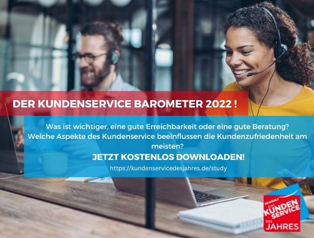 Neue Servicestudie: Der Kundenservice Barometer 2022 ist da! 